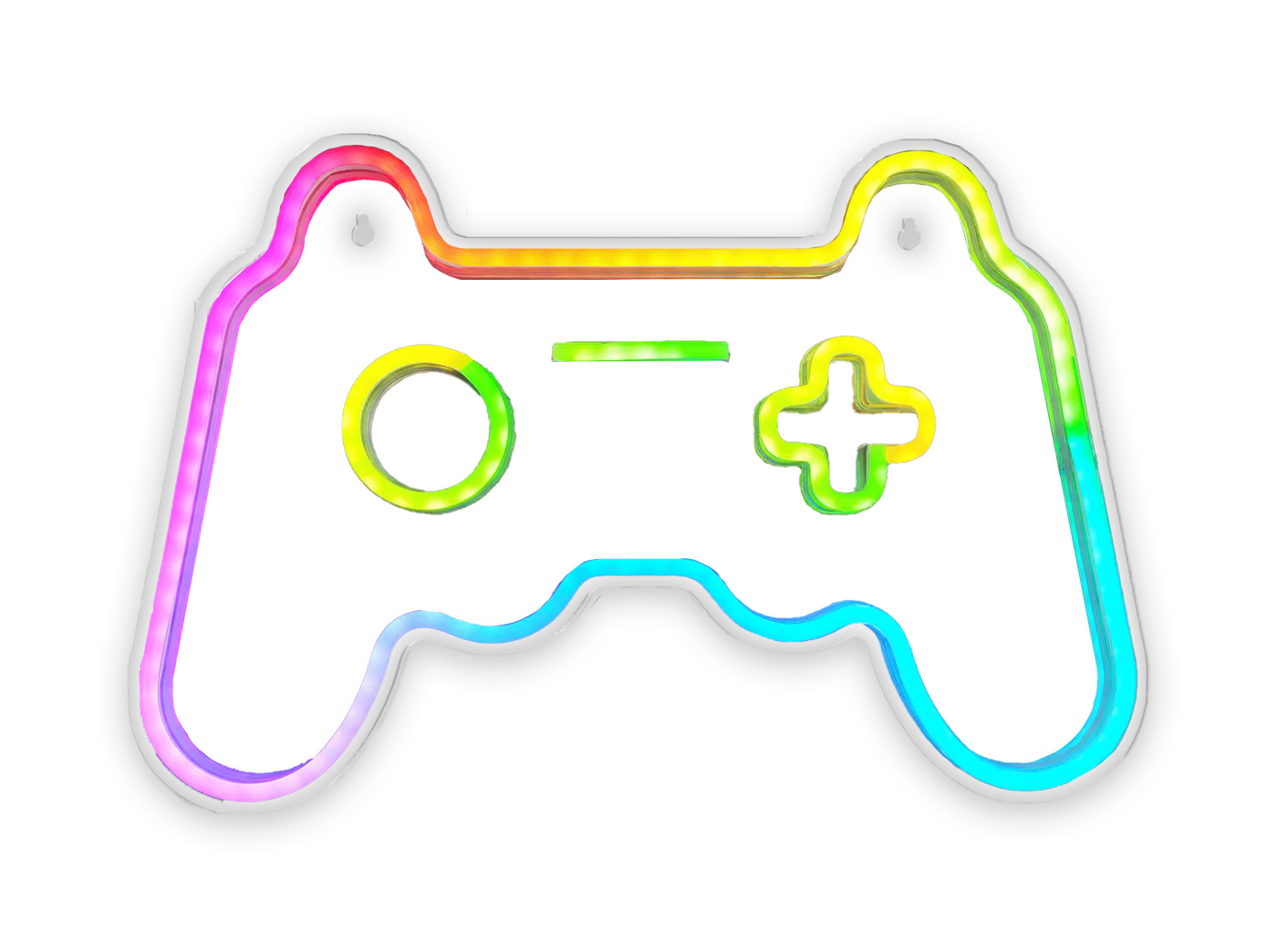Mecharite RGBIC Controller LED Neon Lamp — controller-shaped RGBIC neon wall lamp