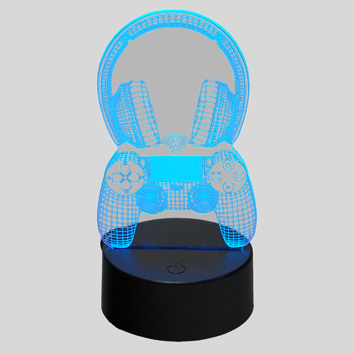MECHARITE - 3D LED Lampe - Controller & Headset