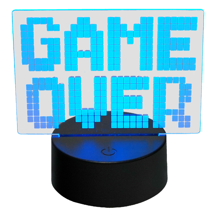 MECHARITE - 3D-lampe - GAME OVER