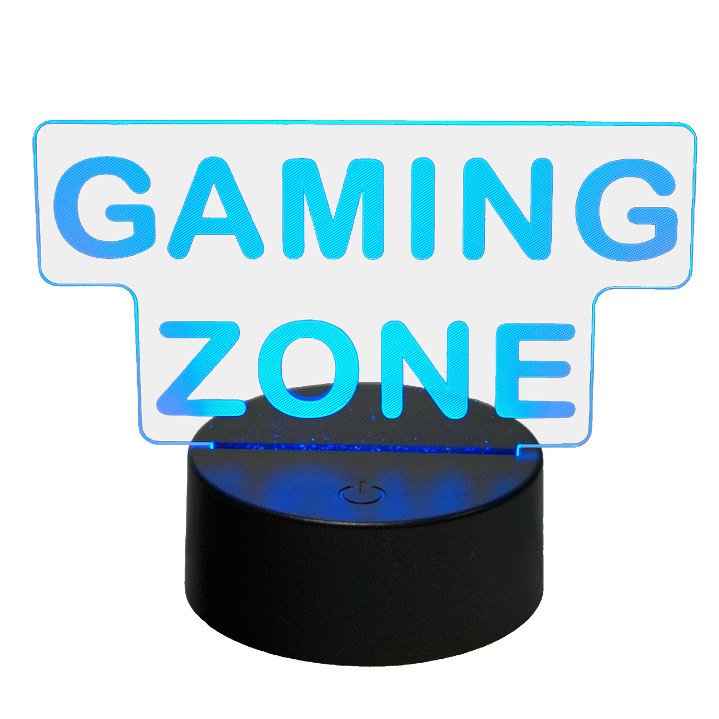 MECHARITE 3D LED Lampe - Gaming Zone Blå